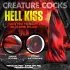 Creature Cocks Hell Kiss - dildo de silicone torcido - 19 cm (vermelho)