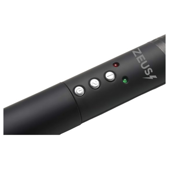 Zeus - estimulador elétrico íntimo recarregável - preto