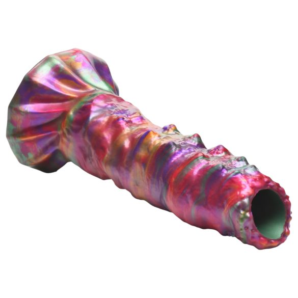 Creature Cocks Larva - ovipositor dildo alienígena - silicone arco-íris