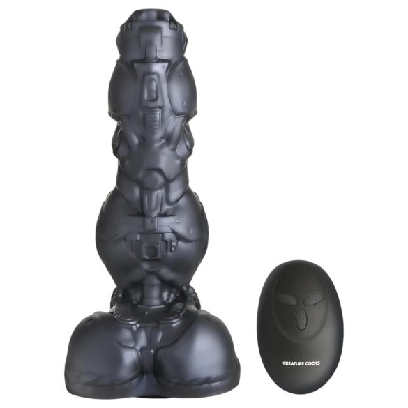 Vibrador Robô Cyborg XR Brands com Controle Remoto (Prata)