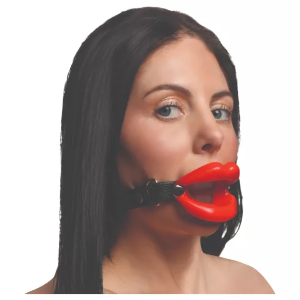 XR Brands - mordaça bola - silicone - vermelho