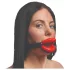 XR Brands - mordaça bola - silicone - vermelho