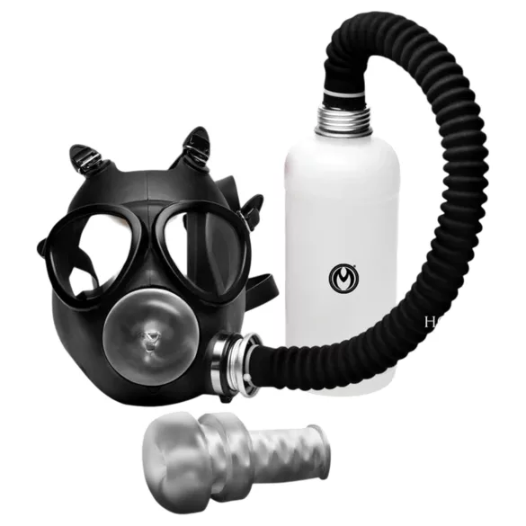 XR Brands - máscara de sucção 2 em 1 e inalador de aroma - preto