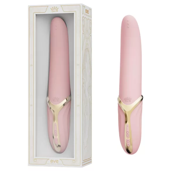 Zalo Eve - vibrador rotativo recarregável com aquecimento - silicone rosa
