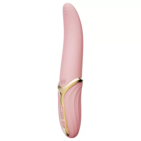 Zalo Eve - vibrador rotativo recarregável com aquecimento - silicone rosa