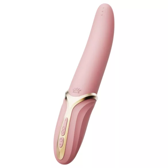 Zalo Eve - vibrador rotativo recarregável com aquecimento - silicone rosa