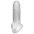 Perfect Fit - Fat Boy Checker Box - capa peniana (15 cm, branca)