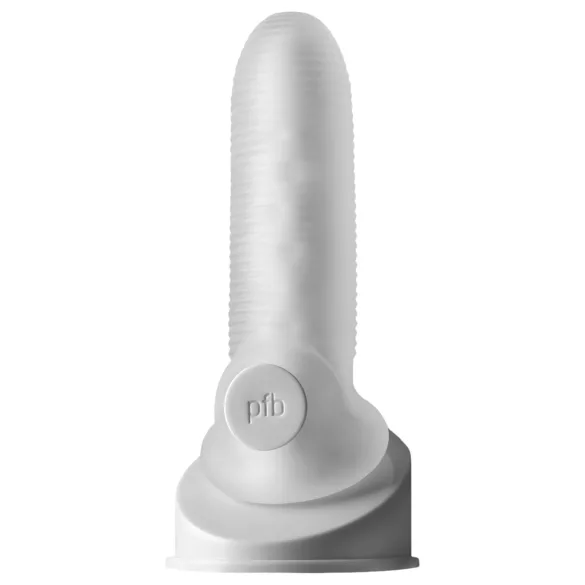 Perfect Fit - Fat Boy Micro Ribbed - capa peniana (15 cm, branca)