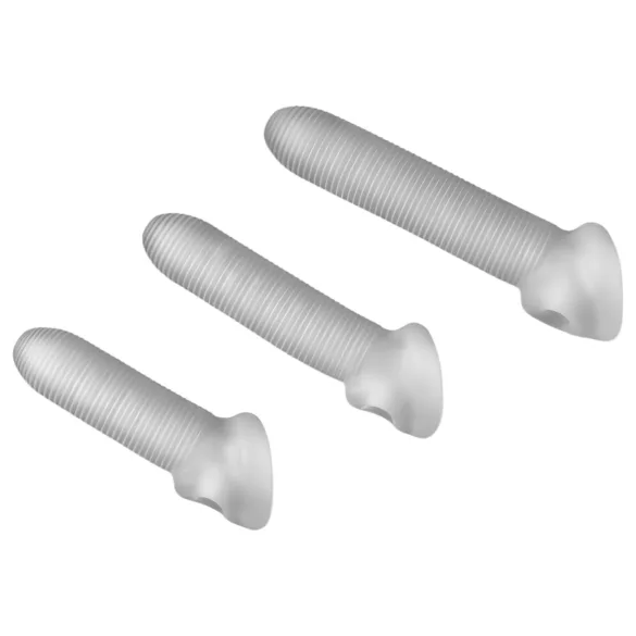 Perfect Fit - Fat Boy Micro Ribbed - capa peniana (15 cm, branca)