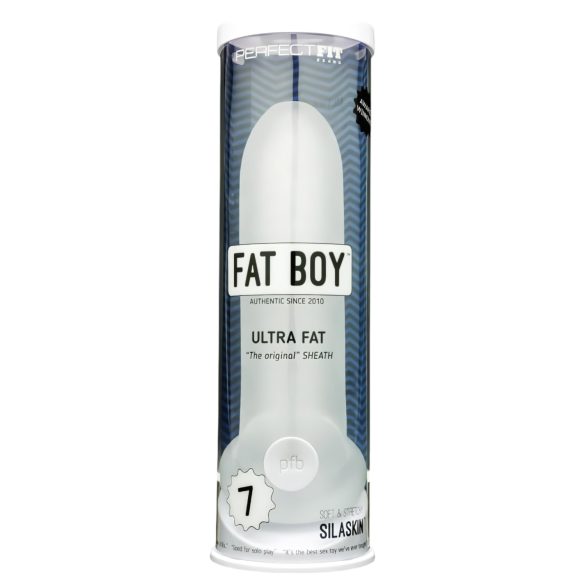 Fat Boy Original Ultra Fat - revestimento para pênis (19cm) - branco