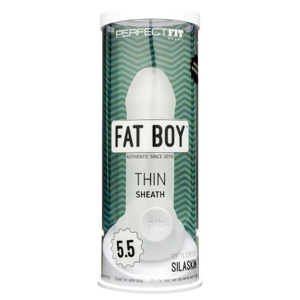 Perfect Fit - Fat Boy Thin - capa peniana (15 cm, branca)