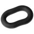 Perfect Fit - anel peniano grosso - silicone preto 15cm