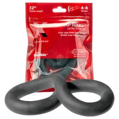 Perfect Fit - anel peniano grosso - silicone preto 30cm