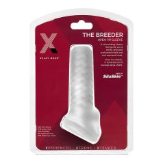 Perfect Fit Breeder - capa peniana aberta - silicone branco