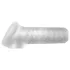 Perfect Fit Breeder - capa peniana aberta - silicone branco