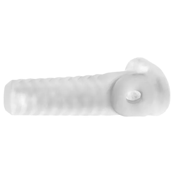 Perfect Fit Breeder - capa peniana aberta - silicone branco