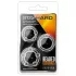 Stay Hard - anel peniano kit com 3 peças - silicone transparente