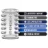 Stay Hard - anel peniano texturizado pontilhado - silicone transparente