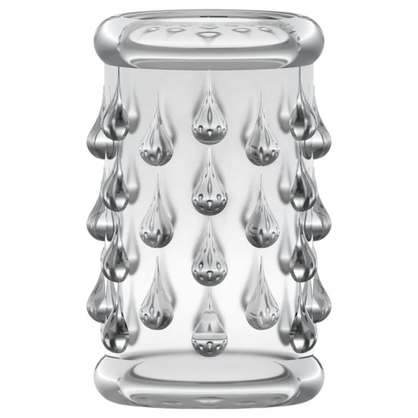 Stay Hard - anel peniano texturizado - transparente