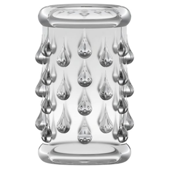 Stay Hard - anel peniano texturizado - transparente