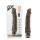 Dr. Skin Vibe No.6 - vibrador realístico - silicone marrom