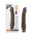 Dr. Skin Vibe No.6 - vibrador realístico - silicone marrom