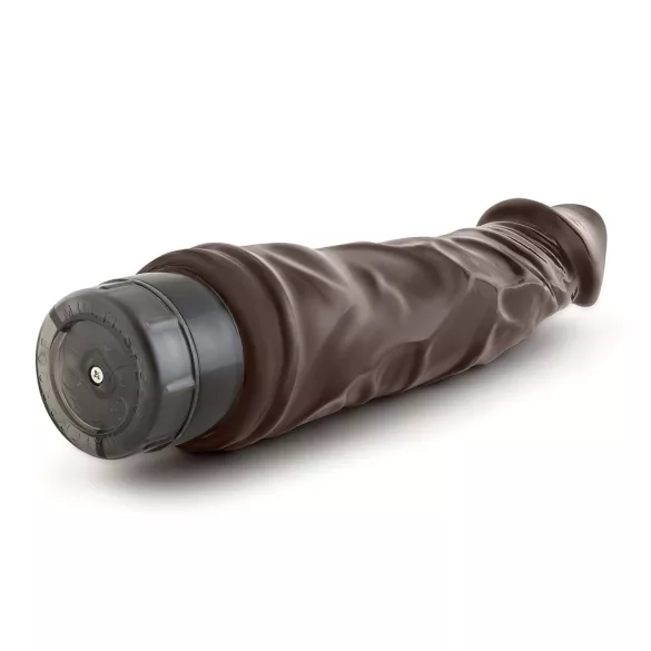 Dr. Skin Vibe No.6 - vibrador realístico - silicone marrom