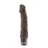 Dr. Skin Vibe No.6 - vibrador realístico - silicone marrom