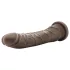 Dr. Skin 8,5 - dildo realista com ventosa (castanho, 20,5 cm)