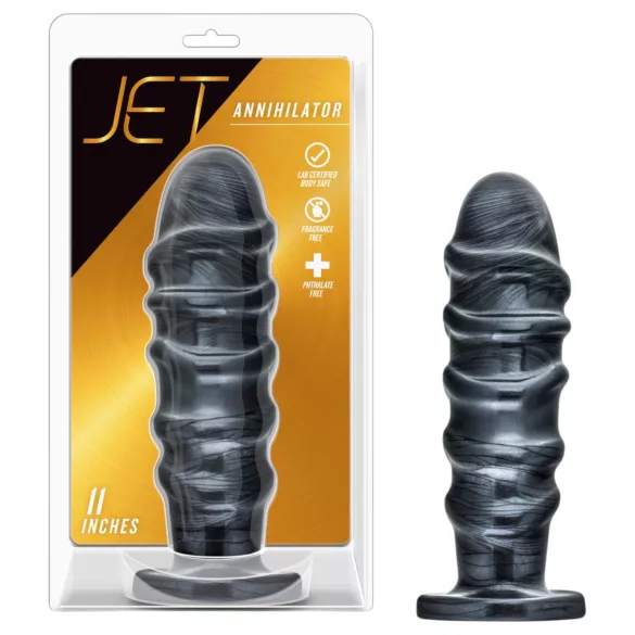Blush Jet - dildo anal XXL (preto)