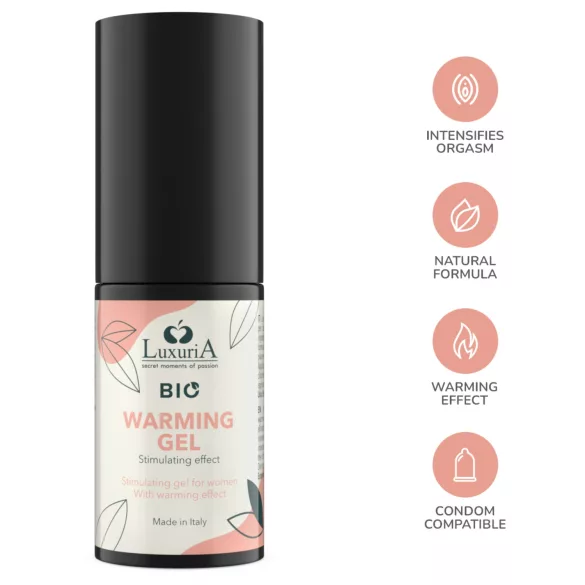Intimateline Luxuria BIO - gel estimulante aquecedor para mulheres (30 ml)