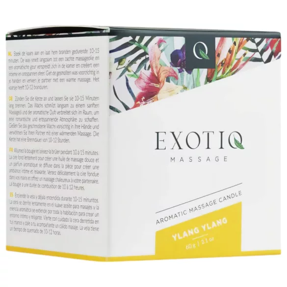 Exotiq - vela de massagem aromática - ylang ylang - 60g