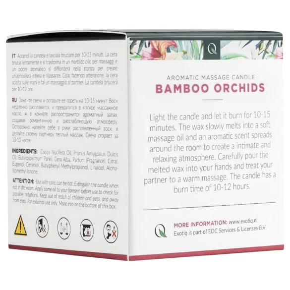 Exotiq Bamboo Orchids - vela de massagem (60g)