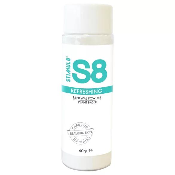 S8 - pó de refrescância para brinquedos com efeito de pele realista - 60 g