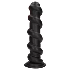 Ouch! Hole Driller - plug anal gigante (preto) - 31,5 cm