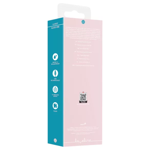 Loveline - vibrador de vidro ponto G (rosa)