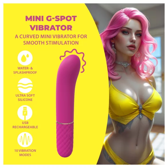 Loveline - mini vibrador ponto G (rosa)