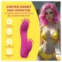 Loveline - mini vibrador curvo com coelhinho (rosa)