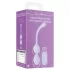 Loveline - bolas kegel vibratórias duplas - silicone roxo