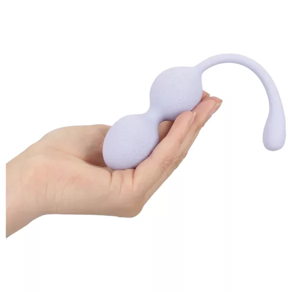 Loveline - bolas kegel vibratórias duplas - silicone roxo
