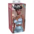 XKIN Beauty Queen Lulu - masturbador vaginal realista (tom de pele escura natural)
