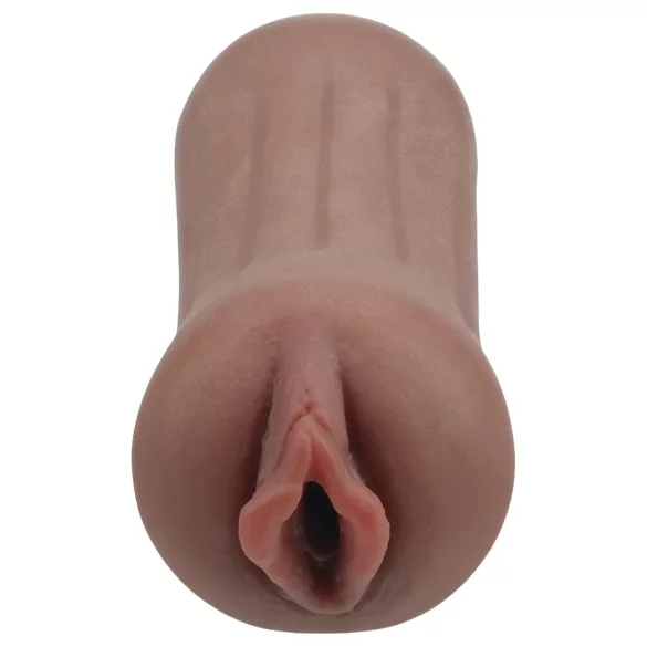 XKIN Beauty Queen Lulu - masturbador vaginal realista (tom de pele escura natural)