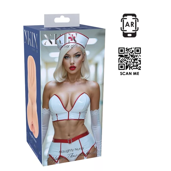 XKIN Tiffany Throatcheck - vagina masturbatória realista (cor natural)