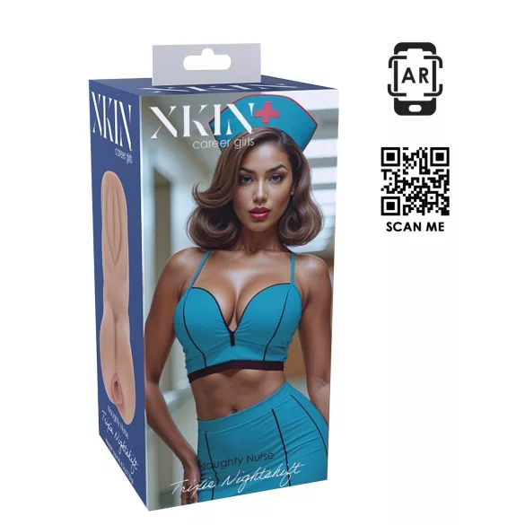 XKIN Naughty Nurse Trixie - masturbador vagina realista (cor natural)