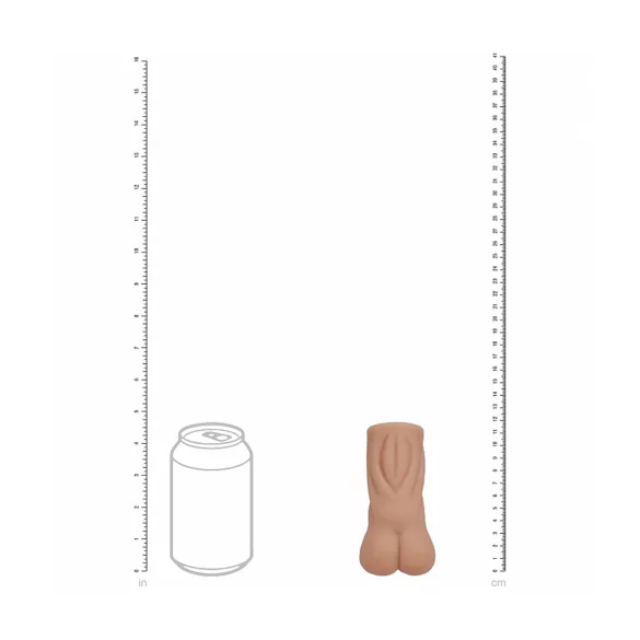 XKIN Naughty Nurse Trixie - masturbador vagina realista (cor natural)
