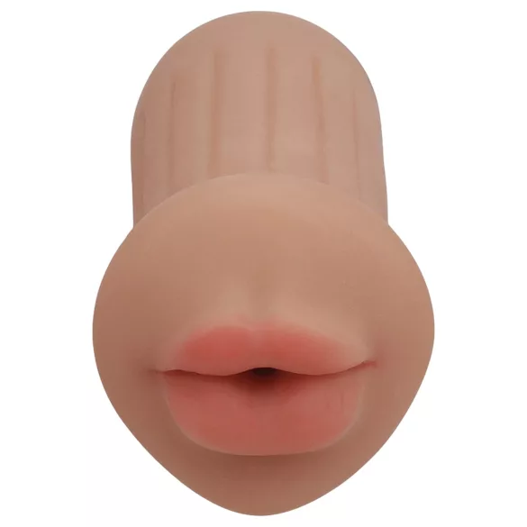 XKIN - masturbador de boca artificial - P (natural escuro)