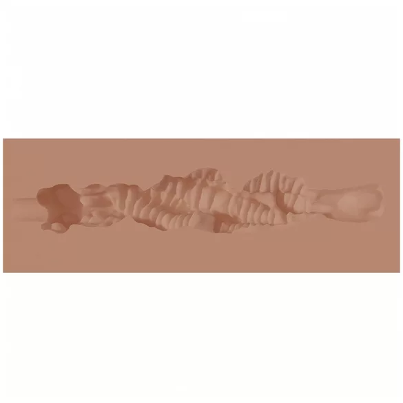 XKIN - masturbador de boca artificial - P (natural escuro)