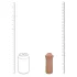 XKIN - masturbador de boca artificial - P (natural escuro)