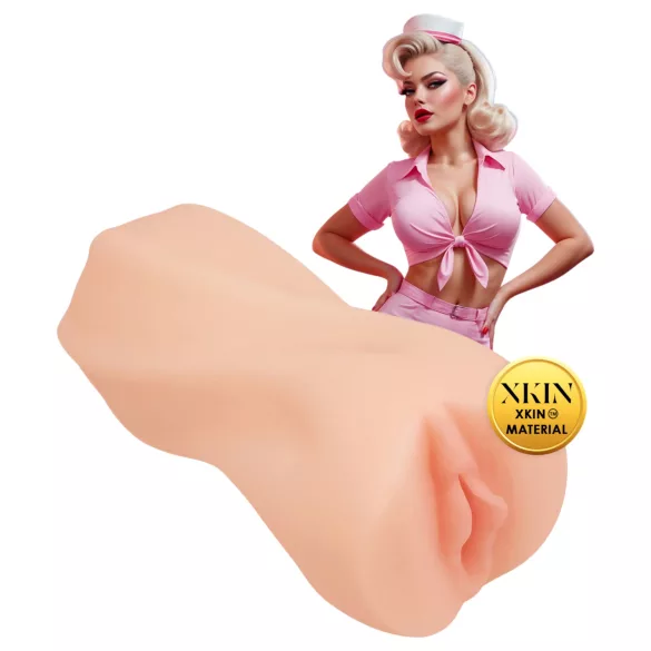 XKIN Cutie Darla - vagina artificial realista masturbador (cor natural)
