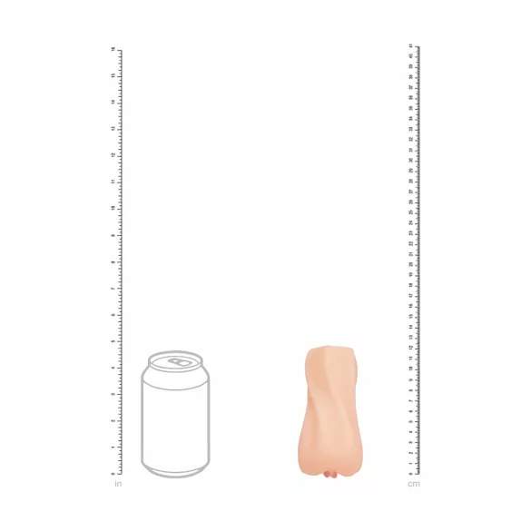 XKIN Cutie Darla - vagina artificial realista masturbador (cor natural)